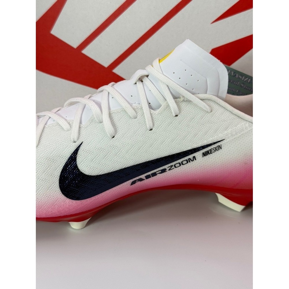 Nike Air Zoom Mercurial Vapor 15 Academy FG/MG Soccer Cleats White SZ 13 - Picture 6 of 10